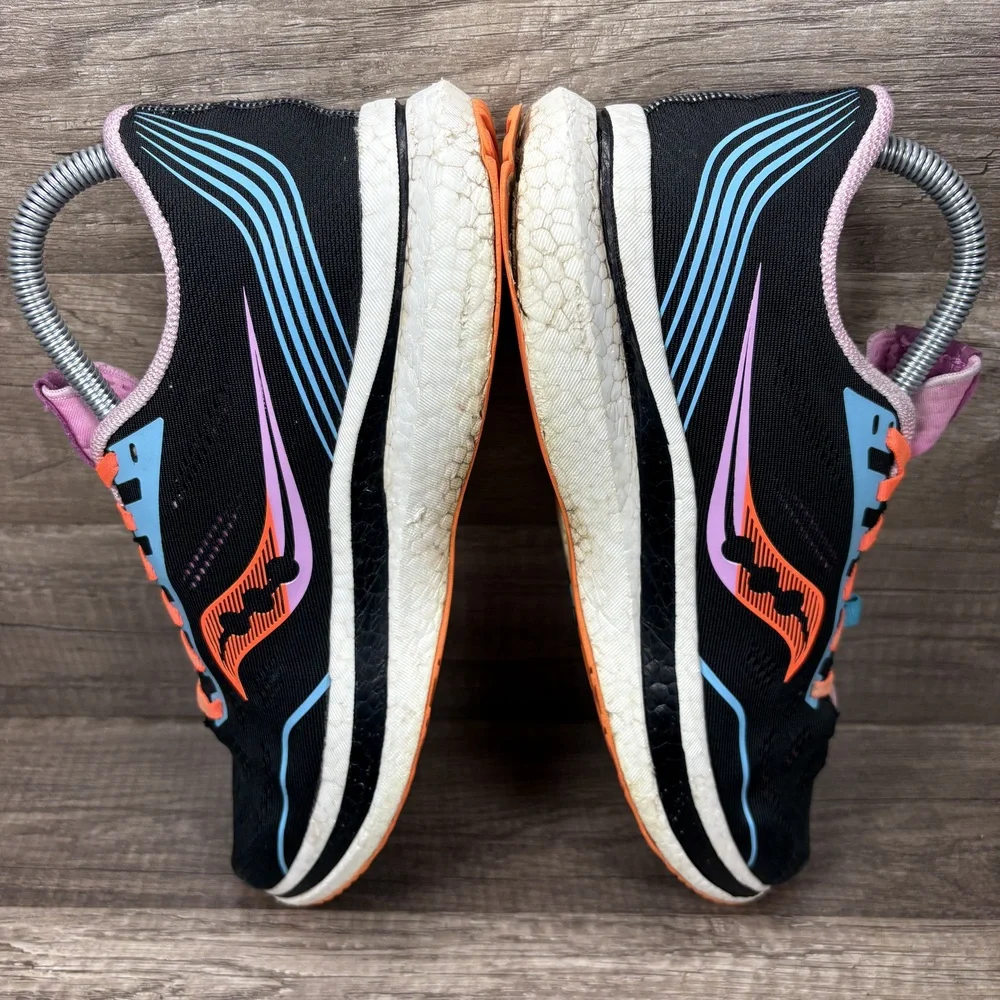 Saucony Endorphin Pro Black Orange Womens US Size 10 S10598-25 Running Shoes